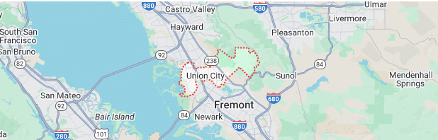 Service Location Union City Map Image