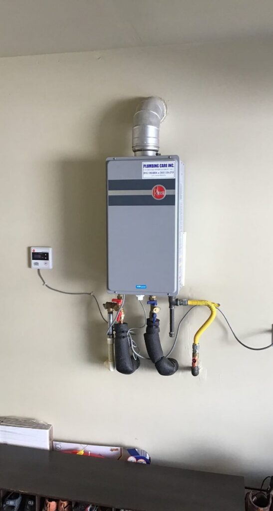 Rheem Water Heater Installer and Repair Plumbing Care Inc.